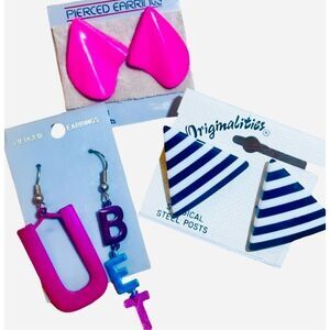 Y2K Vibrant Earrings NWT